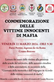 commemorazione delle vittime innocenti di mafia